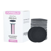APRELM 260 grit ultra-fine disc for precise foot smoothing