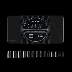 APRÉS Gel-X thinner base creates seamless finish with less filing.