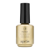 APRÉS Non-Acidic Gel Primer bottle close-up, showing gentle prep for longer Gel-X adhesion.