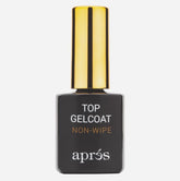 APRÉS non-wipe glossy top gelcoat bottle under application for a high-gloss finish