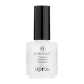 APRÉS pH Bonder bottle closeup for clean surface prep and adhesion.