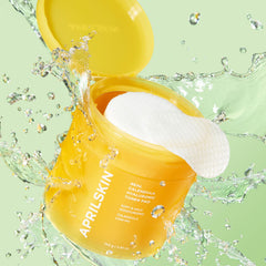 APRILSKIN Calendula flower close-up emphasizes soothing botanical ingredients.