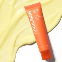 APRILSKIN Carrotene Clarifying Cream jar open, rich texture ideal for acne-prone skin.
