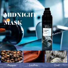 Aqua Blance front bottle showcases bergamot, leather notes for confidence