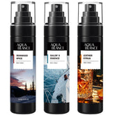 AQUA BLANCE Ironwood Spice bottle-pour for lasting masculine freshness