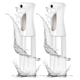 Aquableu spray bottle continuous mist for hair care, delivering even coverage for styling routines.