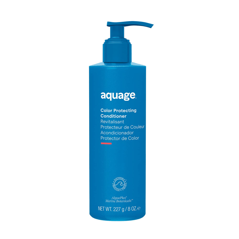 Aquage Color Protecting Conditioner bottle showing deep moisture for color retention.