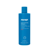 Aquage Color Protecting Shampoo bottle front shows color protection in action.