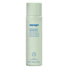 Aquage Finishing Spray bottle-dispense enables easy, even application for daily hold.