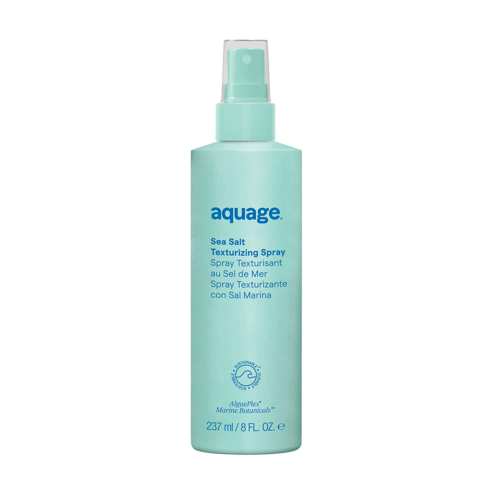 Aquage Sea Salt Texturizing Spray bottle view for voluminous, beachy texture.