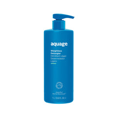 Aquage Weightless Detangler bottle showing lightweight conditioning for smooth detangling.