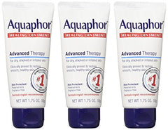 Closeup of an Aquaphor Healing Skin Ointment tube showing easy application.