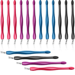 Arbootjin cuticle pusher collection with vibrant colors for daily nail care versatility.