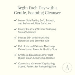 Archipelago Botanicals Morning Mint closeup notes reveal mandarin, basil, and mint aroma