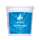 ARCTIC FOX Blue Powder Bleach packaging, ideal for precise lift in professional use.