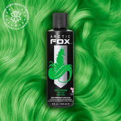 ARCTIC FOX Iris Green pour demonstrates easy color application.