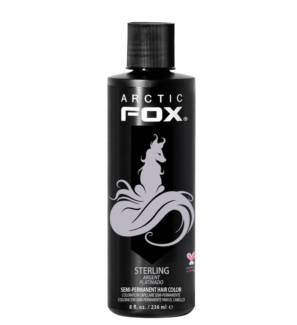 ARCTIC FOX Sterling pastel silver bottle delivers vibrant pastel results.