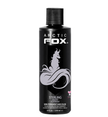 ARCTIC FOX Sterling pastel silver bottle delivers vibrant pastel results.