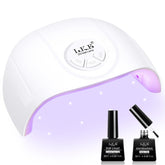 ARCWEISSO UV Nail Lamp front view shows a compact, portable design for convenient home manicures.