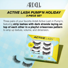 Ardell Active Pump’n clear lash band provides all-day comfort.