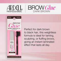 Ardell Brow Glue precision applicator coats every brow hair evenly