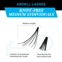 Ardell DIY lash-application step image demonstrates easy on-off process and versatility