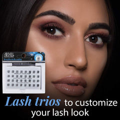 Ardell Trios Medium Black pack front view highlighting reusable lash clusters