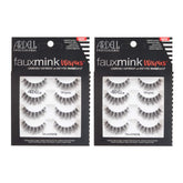 Ardell Faux Mink Wispies close-up of the band showing seamless Invisiband comfort.