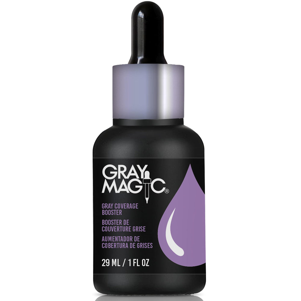 Ardell Gray Magic Color Additive bottle closeup for precise gray hair coverage boosting.