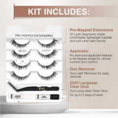 Ardell lash adhesive Duo long-wear keeps lashes secure all day with minimal reapplication