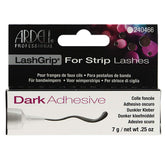 Ardell LashGrip adhesive in dark bottle close-up for long-lasting lash hold.