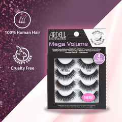 Ardell Mega Volume 252 rounded StripLash enhances eye widening
