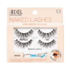 Ardell Naked Lashes 425 wispy lashes for natural-looking volume.