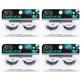 Ardell Natural Lashes 120 Black close-up reveals natural texture for everyday beauty