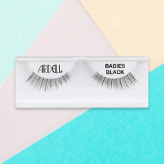 Ardell Babies Black hand-knotted detail adds uniform lashes with subtle length.