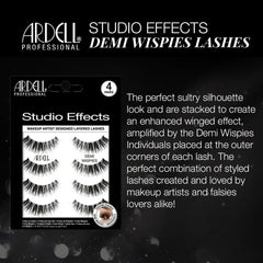 Ardell Studio Effects Demi Wispies outer corner stacking adds drama and length