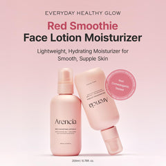 ARENCIA face moisturizer texture closeup with creamy, non-greasy finish for all-day comfort