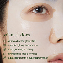 ARENCIA Hyssop Glow Sheet Mask foil sachet for easy application