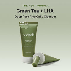 ARENCIA Green Tea Salicylic Acid bottle shot showing pore cleansing benefits