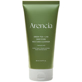 ARENCIA Rice Cake Cleanser texture close-up for gentle cleansing action