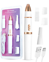 AREYZIN 2-in-1 facial hair trimmer compact design enables on-the-go grooming with precise shaping.