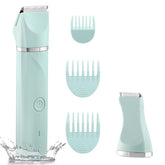 AREYZIN waterproof bikini trimmer front view for comfortable wet-dry grooming