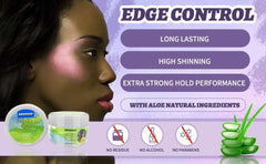 ARHGOAT edge control on hair edges for a sleek finish