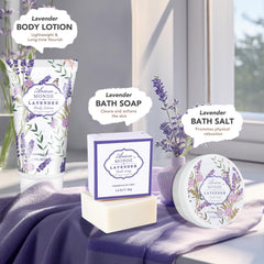 ArioseMonde lavender gift set bubble bath invites silky lather for relaxing soak.