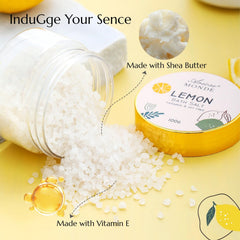 ArioseMonde lemon body cream suggests nourishing hydration after a shower.