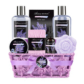 ArioseMonde Spa Gift Basket Lavender Wrap gift ready presentation for relaxation
