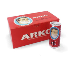 Arko Men shaving stick pack shot showing 12 pieces for traditional shaving