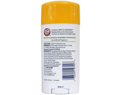 Arm & Hammer Essentials natural deodorant ingredients closeup highlighting baking soda odor absorption