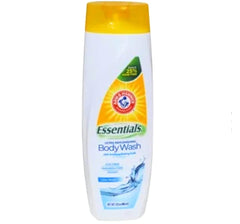 Arm & Hammer Clear Water bottle label; vegan, paraben-free ingredients.
