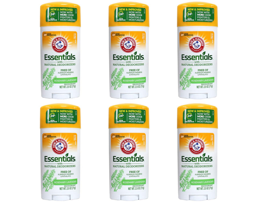 Arm & Hammer Essentials natural deodorant pack of 6 keeps you fresh throughout the day